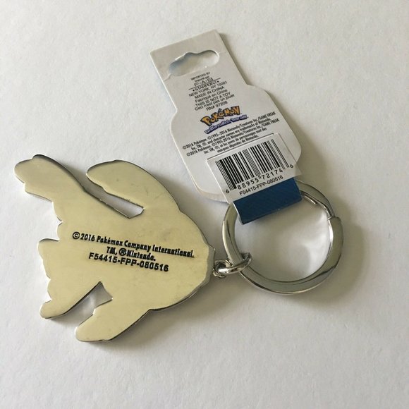 Pokemon GO Genesect Character Metal Key Chain Keychain Key Ring Nintendo New - Picture 2 of 12
